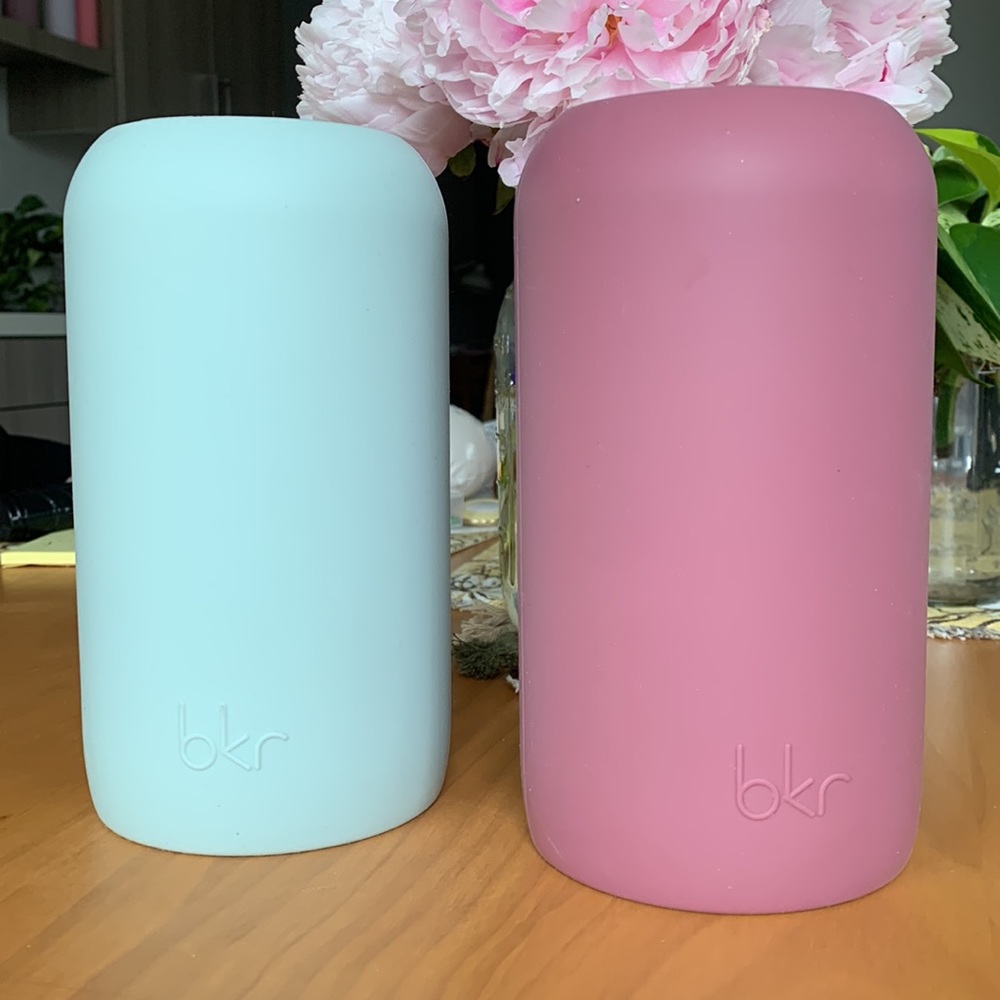 Two 1L size BKR sleeves. The colors are James and Muse.